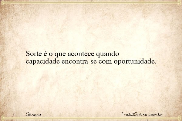Frase de Sêneca