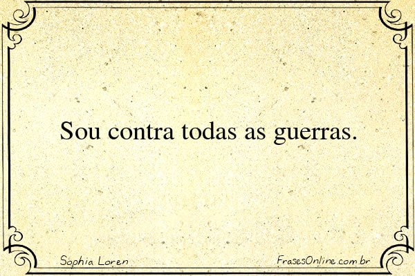Frase de Sophia Loren