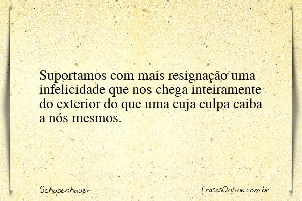 Frase de Schopenhauer