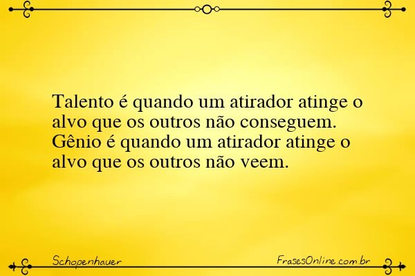 Frase de Schopenhauer