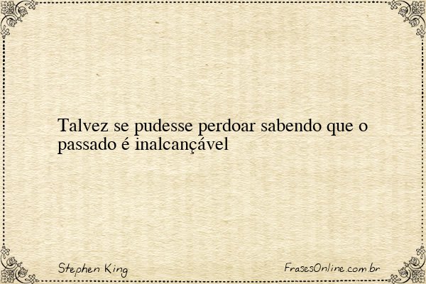 Frase de Stephen King