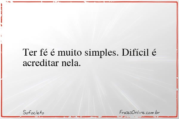 Frase de Sofocleto