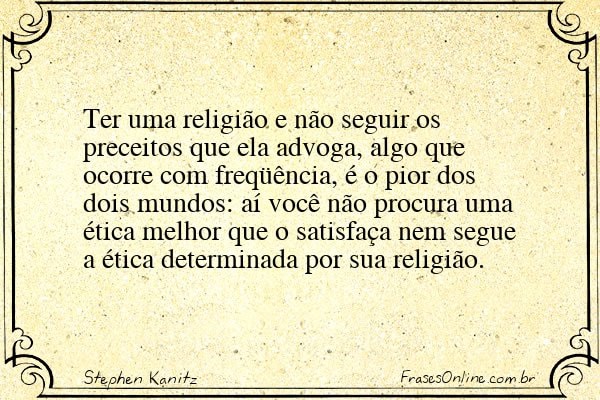 Frase de Stephen Kanitz