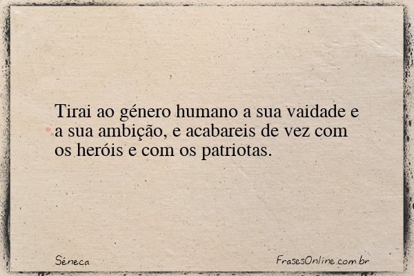 Frase de Sêneca