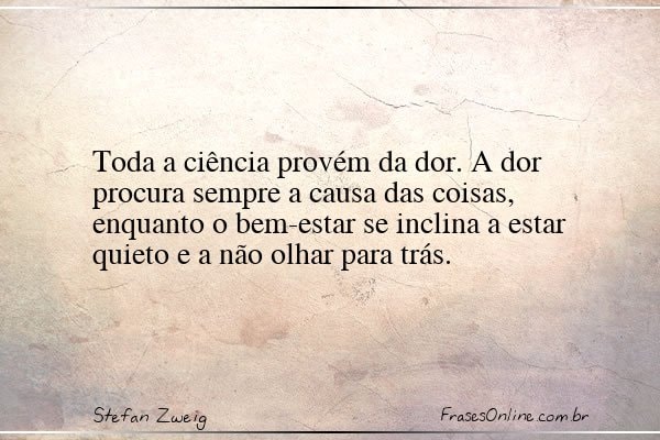 Frase de Stefan Zweig