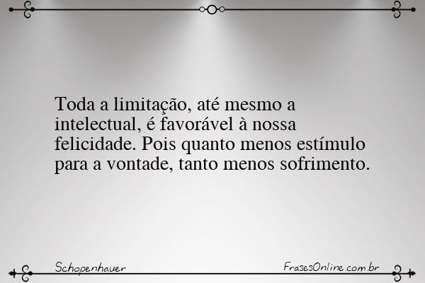 Frase de Schopenhauer