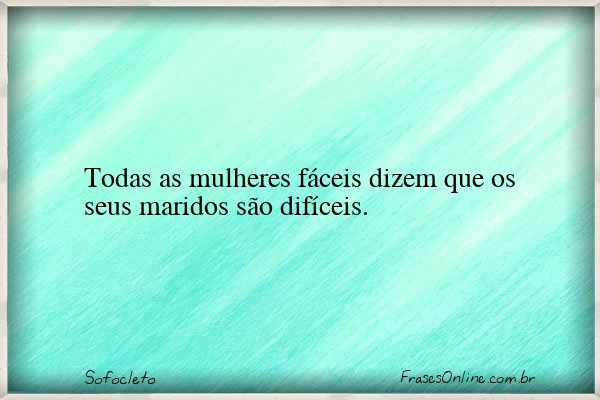 Frase de Sofocleto