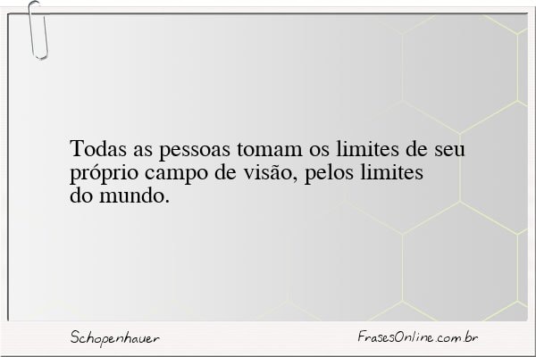 Frase de Schopenhauer