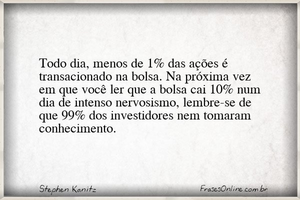 Frase de Stephen Kanitz