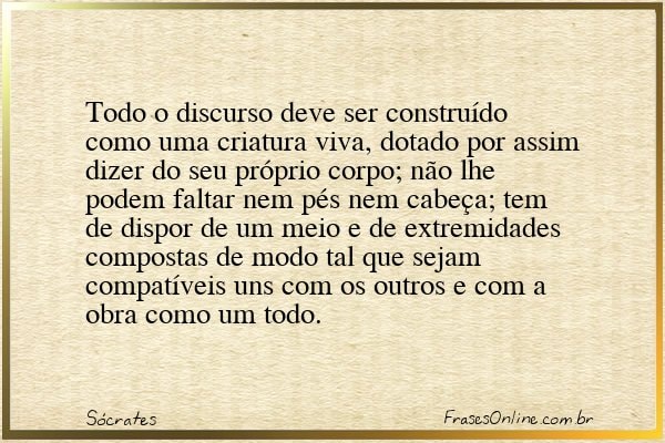 Frase de Sócrates