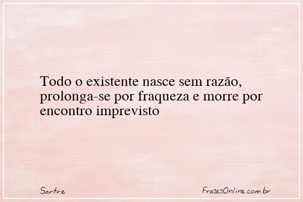 Frase de Sartre