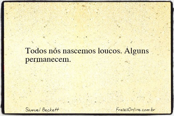 Frase de Samuel Beckett