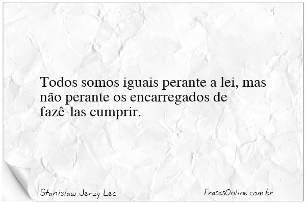Frase de Stanislaw Jerzy Lec