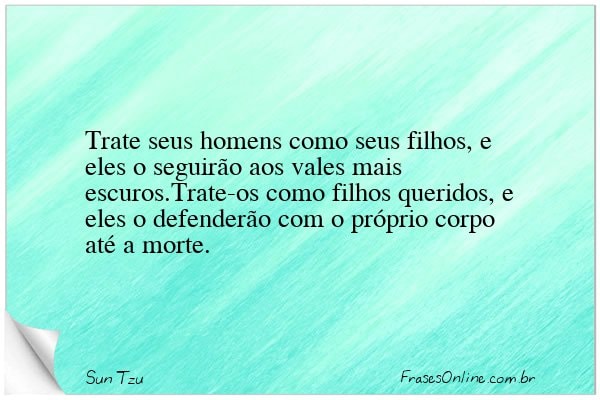 Frase de Sun Tzu