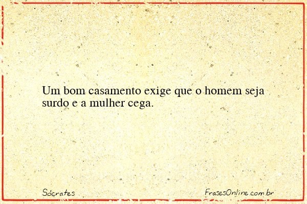 Frase de Sócrates
