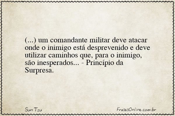 Frase de Sun Tzu
