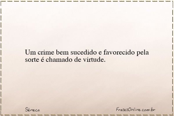 Frase de Sêneca