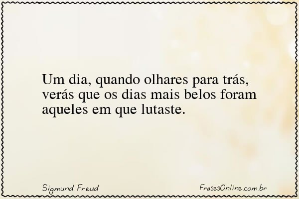Frase de Sigmund Freud