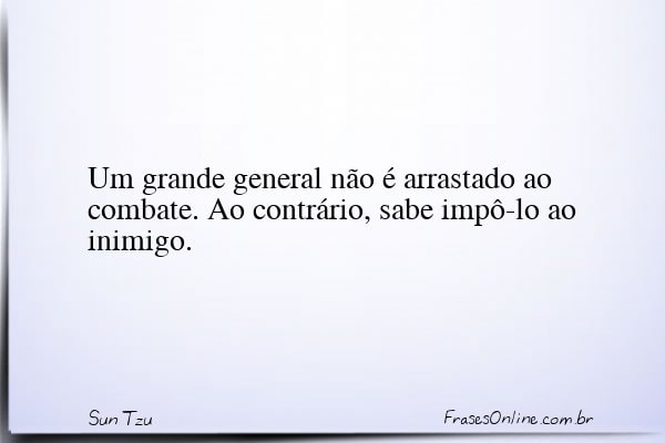 Frase de Sun Tzu