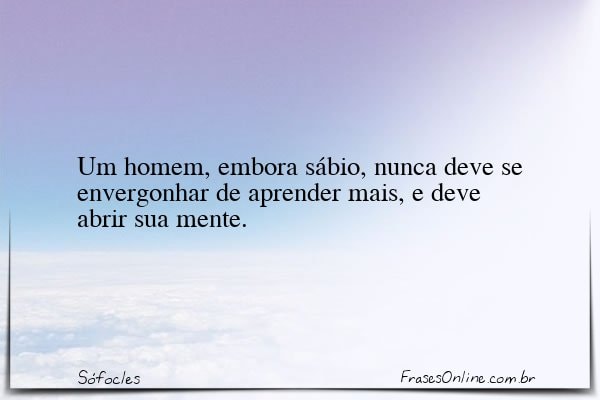 Frase de Sófocles