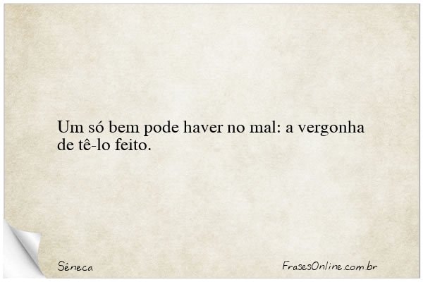 Frase de Sêneca