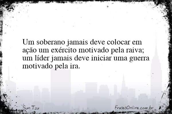 Frase de Sun Tzu