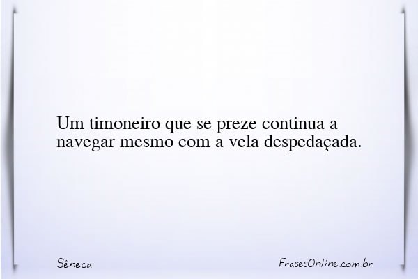Frase de Sêneca