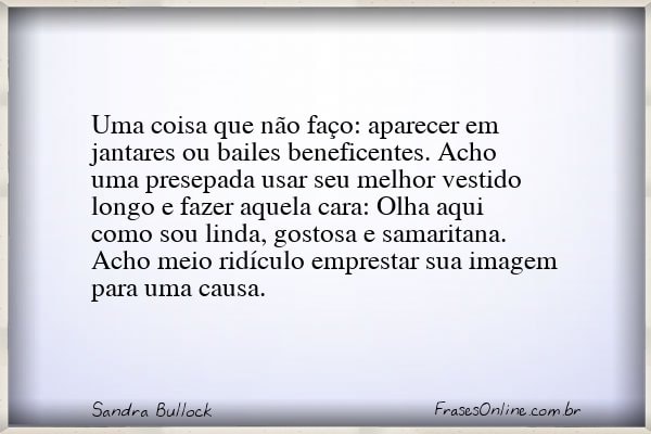 Frase de Sandra Bullock