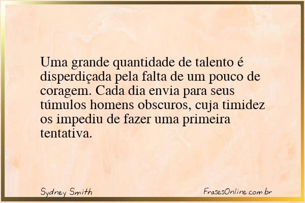Frase de Sydney Smith