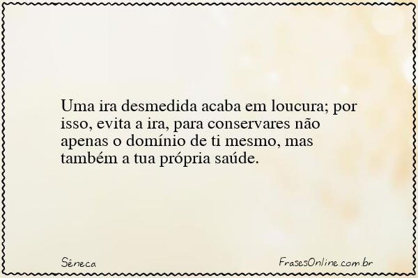 Frase de Sêneca