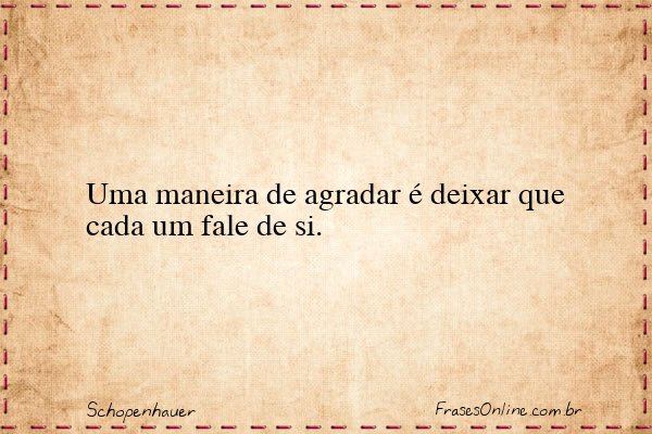 Frase de Schopenhauer