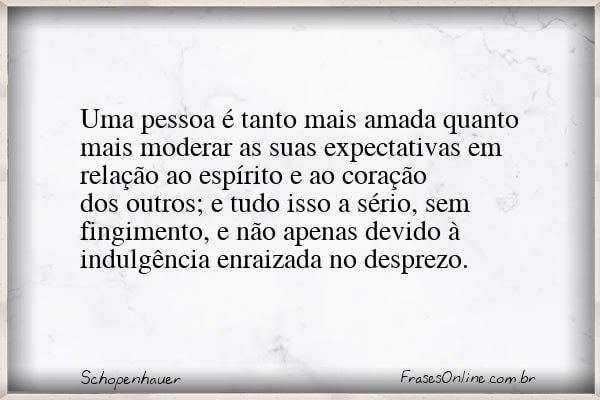Frase de Schopenhauer