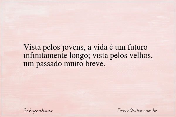 Frase de Schopenhauer