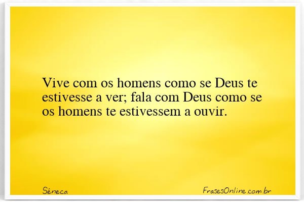 Frase de Sêneca
