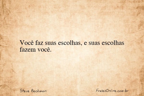 Frase de Steve Beckman