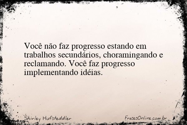 Frase de Shirley Hufsteddler