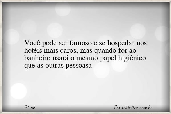 Frase de Slash