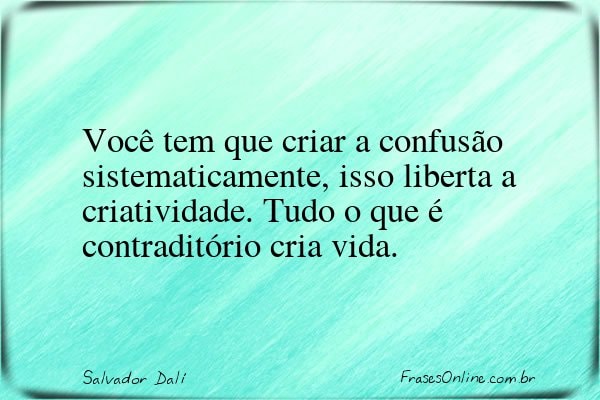 Frase de Salvador Dalí