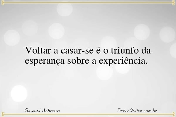 Frase de Samuel Johnson