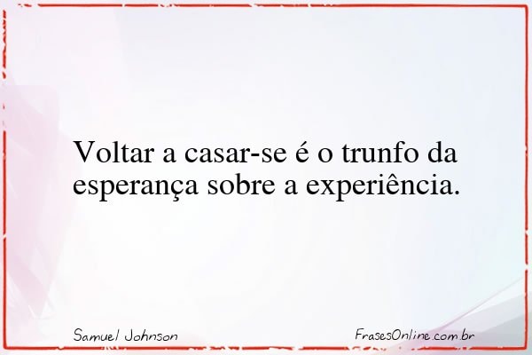 Frase de Samuel Johnson