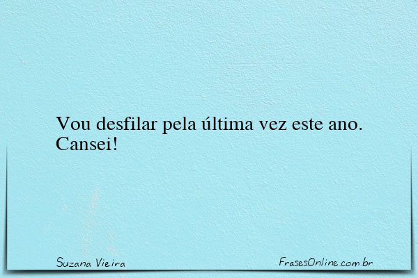 Frase de Suzana Vieira