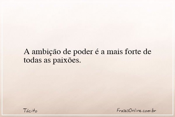 Frase de Tácito