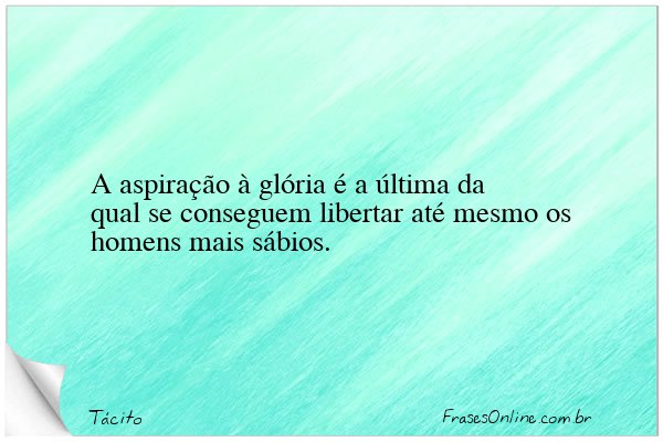 Frase de Tácito
