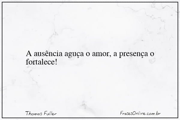 Frase de Thomas Fuller