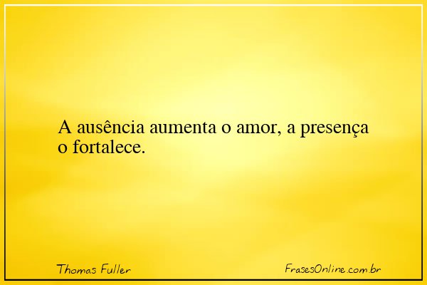 Frase de Thomas Fuller