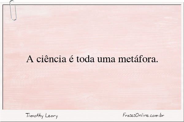 Frase de Timothy Leary