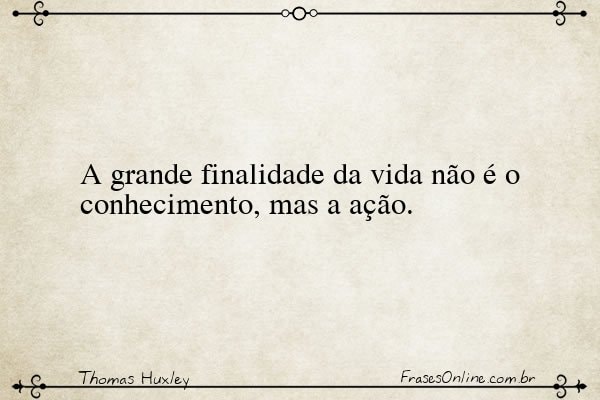 Frase de Thomas Huxley