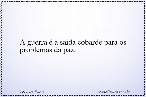 Frase de Thomas Mann