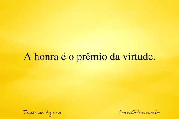 Frase de Tomás de Aquino