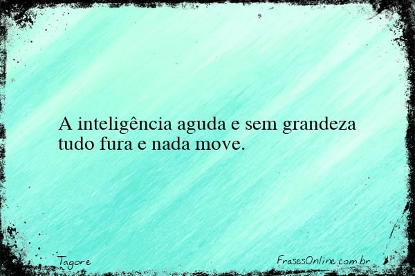 Frase de Tagore